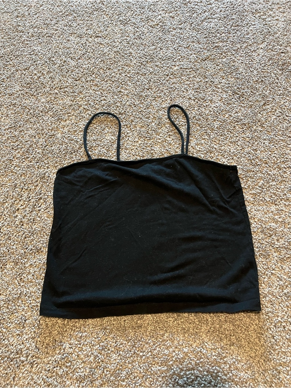 wild fable Black Spaghetti-Strap Tube Camisole